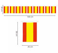 Bolsa de 50 mts. Bandera de España de Plástico