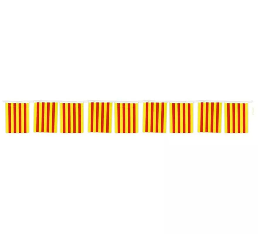 Translation missing: en.Bolsa de 50 mts. Bandera regional Catalana de Plástico