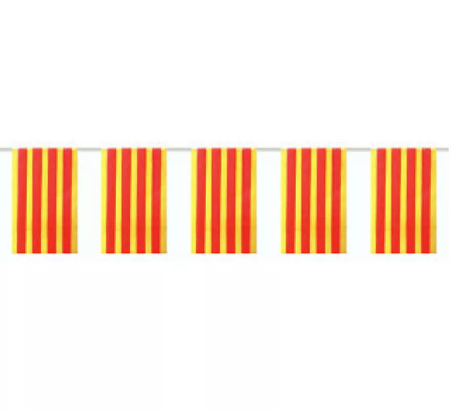 Translation missing: en.Bolsa de 50m. Bandera de Cataluña de plástico