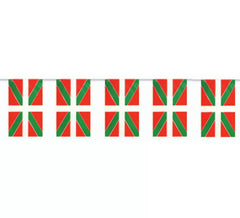 50m bag. Plastic Euskadi flag