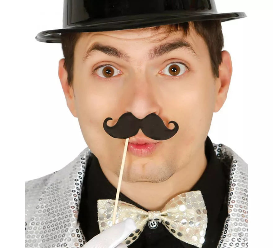 Translation missing: en.Bolsa de 6 bigotes con palo ideal para photocall