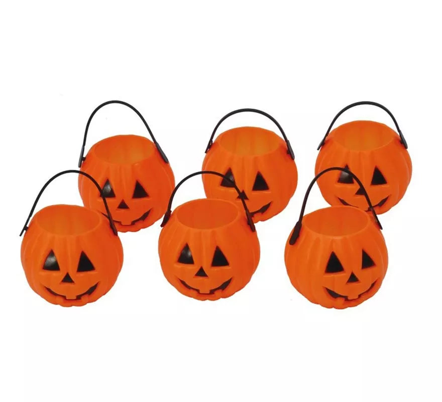 Translation missing: en.Bolsa de 6 Calabazas de 7 cm para Halloween