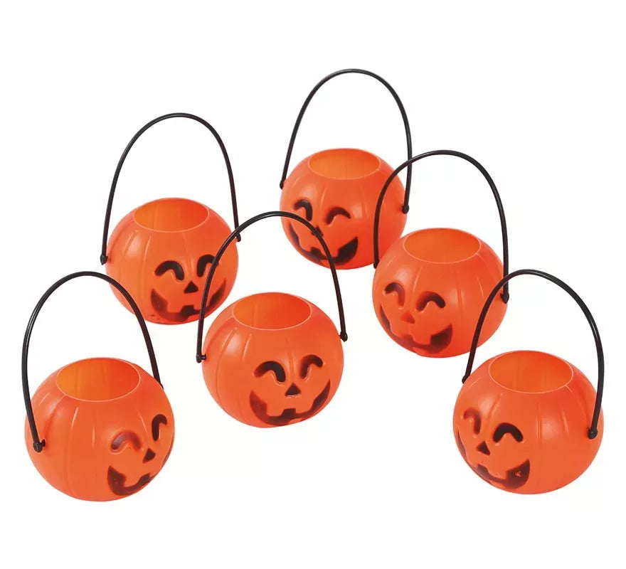 Translation missing: en.Bolsa de 6 Calabazas de 7 cm para Halloween