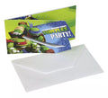 Bolsa de 6 Invitaciones de las Tortugas Ninja Mutantes