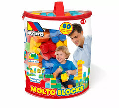 Bag of Moltó Blocks with 80 Pieces