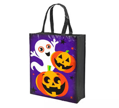 Pumpkin and Boo bag non-woven fabric 40x30 cm