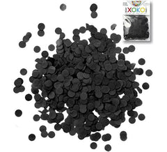 Saco de confete preto de 15 gramas