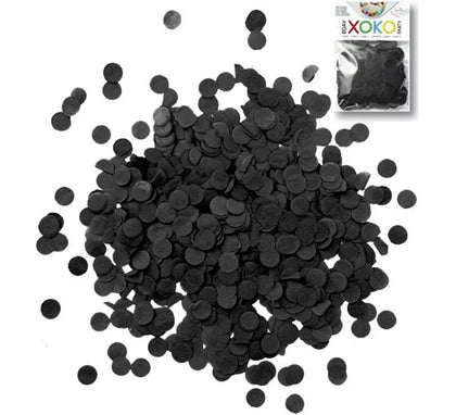 Bolsa de Confetti color Negro de 15 gramos