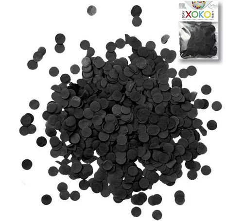Bolsa de Confetti color Negro de 15 gramos