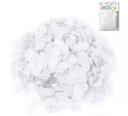 Bolsa de Confetti Corazones blancos de 15 gramos