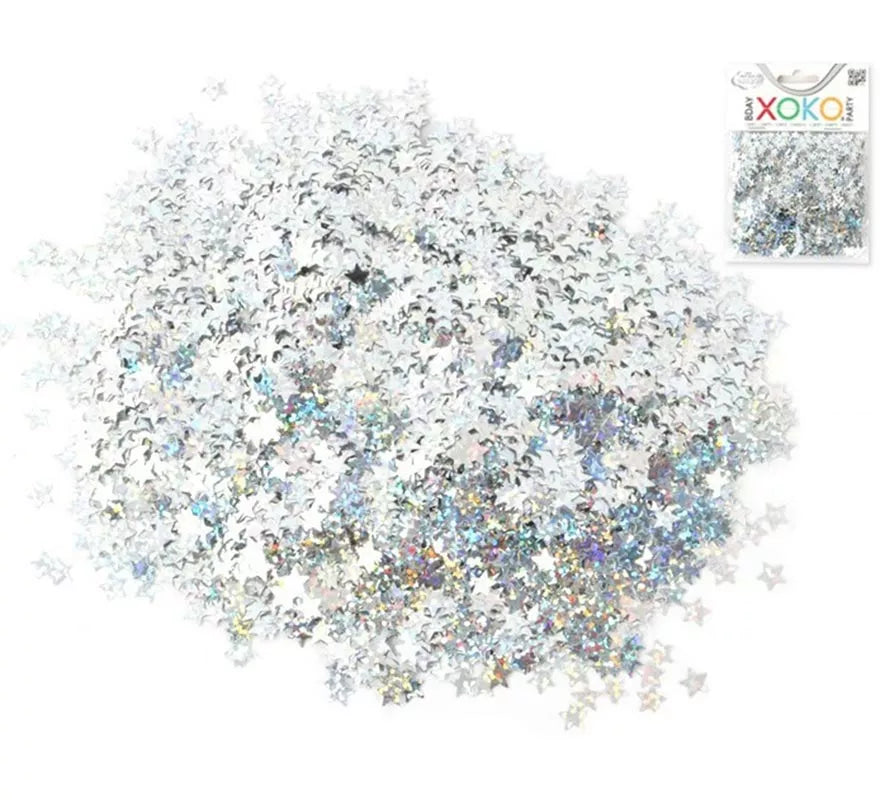 Translation missing: en.Bolsa de Confetti Estrellas plateadas de 15 gramos