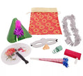 Bolsa de cotillón organza roja