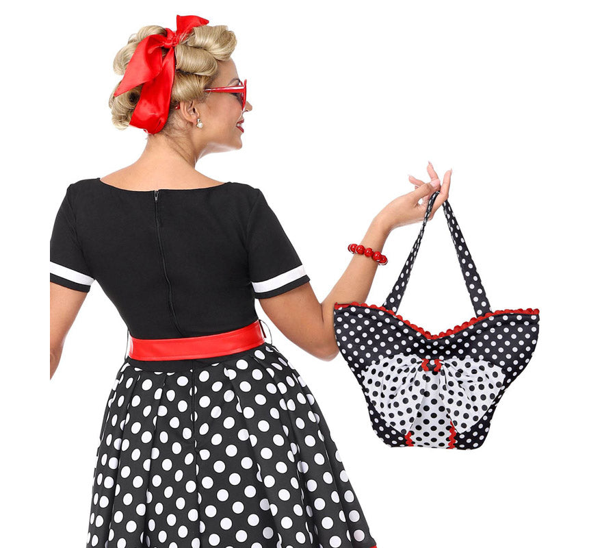 Translation missing: en.Bolsa de Moda Años 50 con lunares