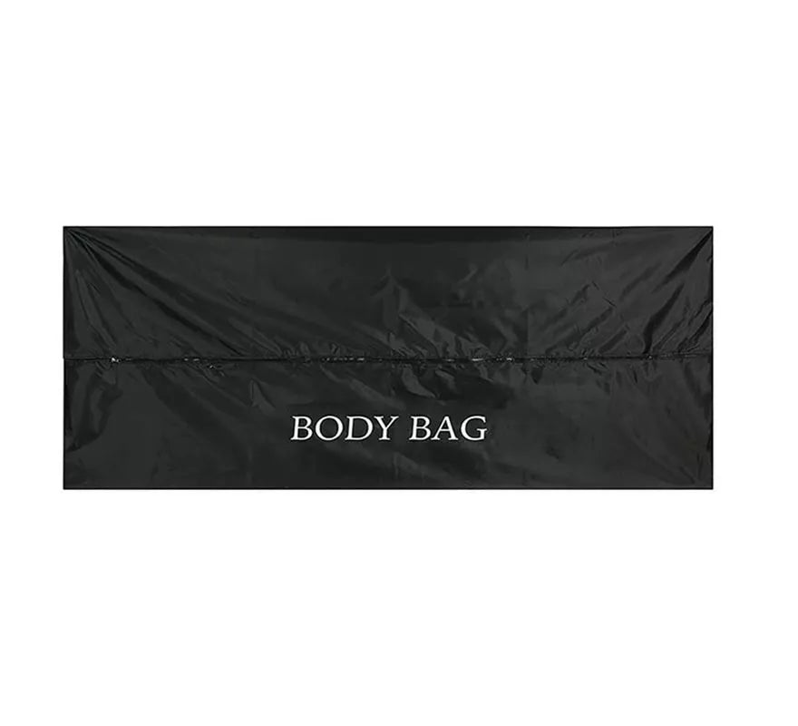 Bolsa de Morgue negra con cierre