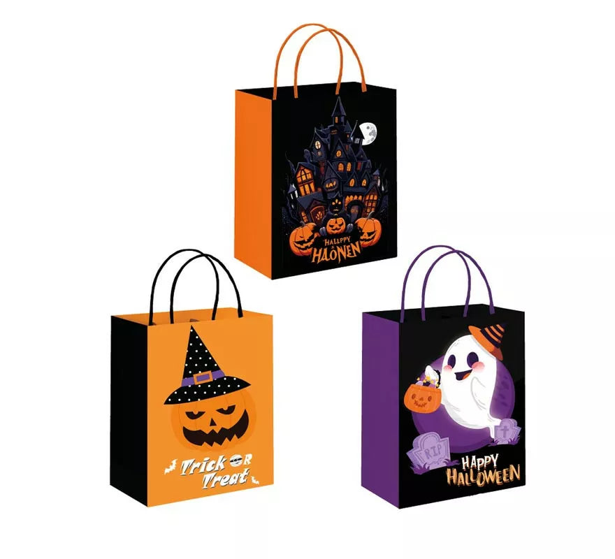 Translation missing: en.Bolsa de Regalo Halloween en modelos surtidos de 21x25,5x11 cm