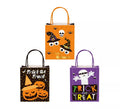 Bolsa de Regalo Kraft Halloween con asa de 18x23x10 cm