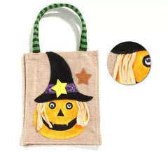Pumpkin Witch Tote Bag