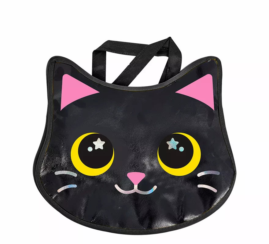 Translation missing: en.Bolsa Gato negro Metalizada de 29x31 cm