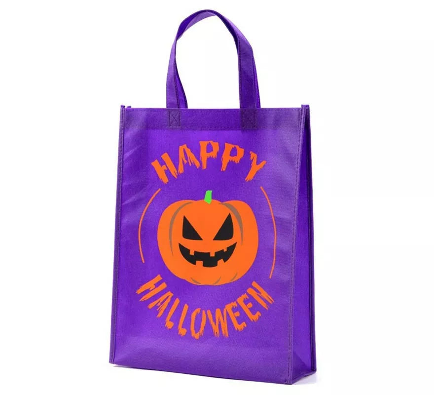Translation missing: en.Bolsa Happy Halloween Calabaza de 38x30x10 cm