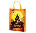 Bolsa Happy Halloween naranja de 38x30x10 cm
