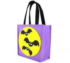 Purple Bats Felt Bag 17.5x7.5x30 cm