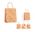 Bolsa Regalo Navidad Kraft de 32x42x11 cm en modelos surtidos