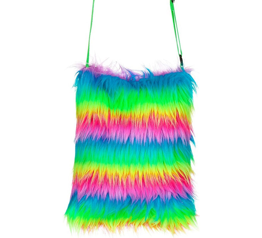 Bolso de Peluche Arcoíris