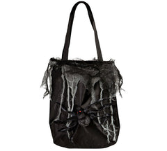 Halloween Bag with Spider and Cobwebs