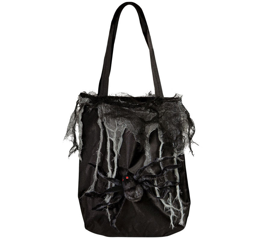 Translation missing: en.Bolso Halloween con Araña y Telarañas