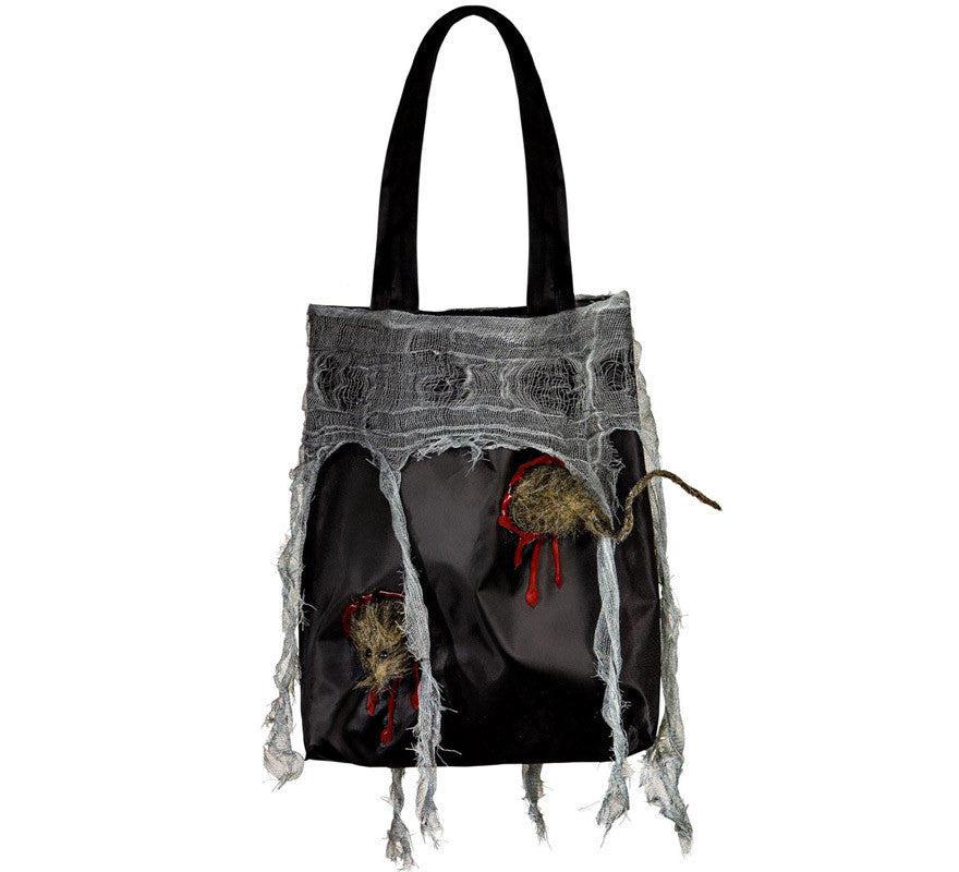 Translation missing: en.Bolso Halloween con Telarañas y Ratas