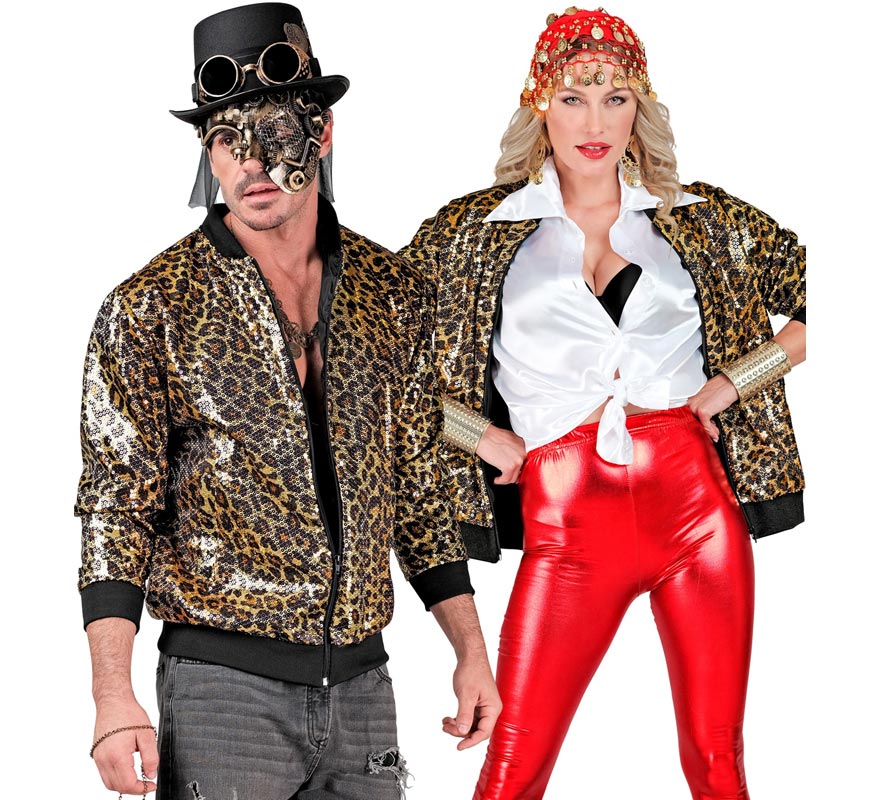 Bomber Moda animal print clásico para adulto