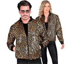 Classic animal print fashion bomber for adults