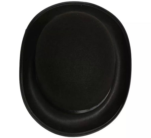 Bombín de fieltro negro