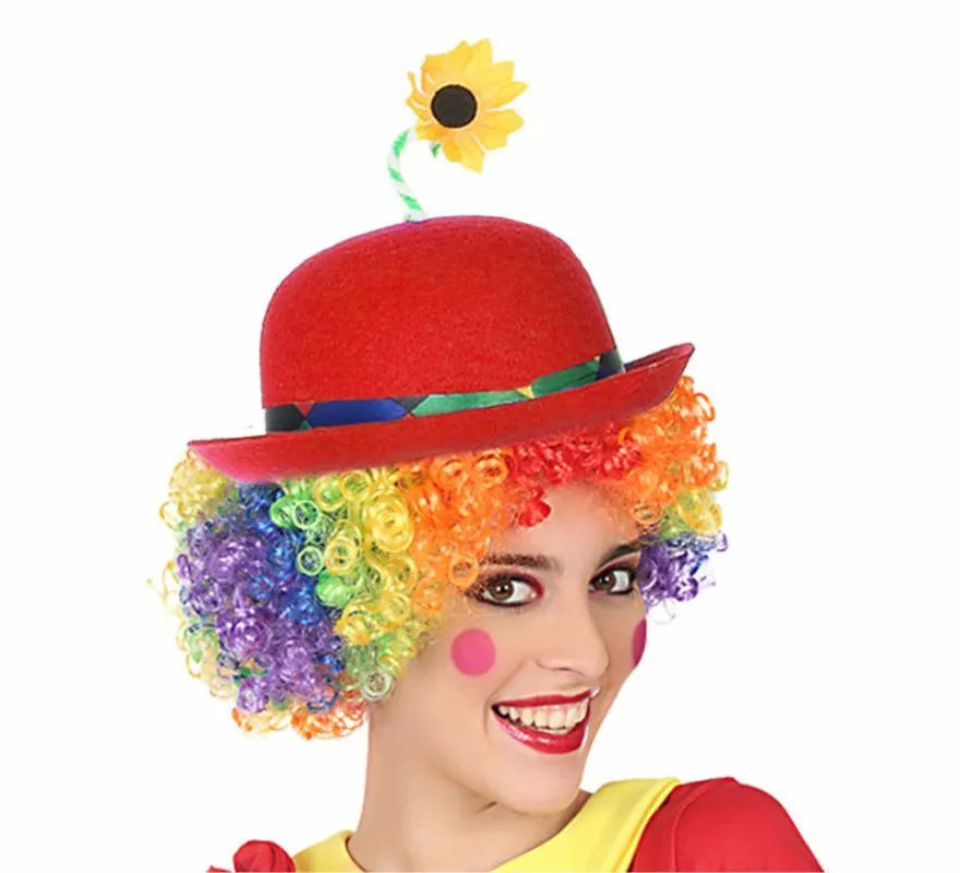 Translation missing: en.Bombín de Payaso con Flor en varios colores