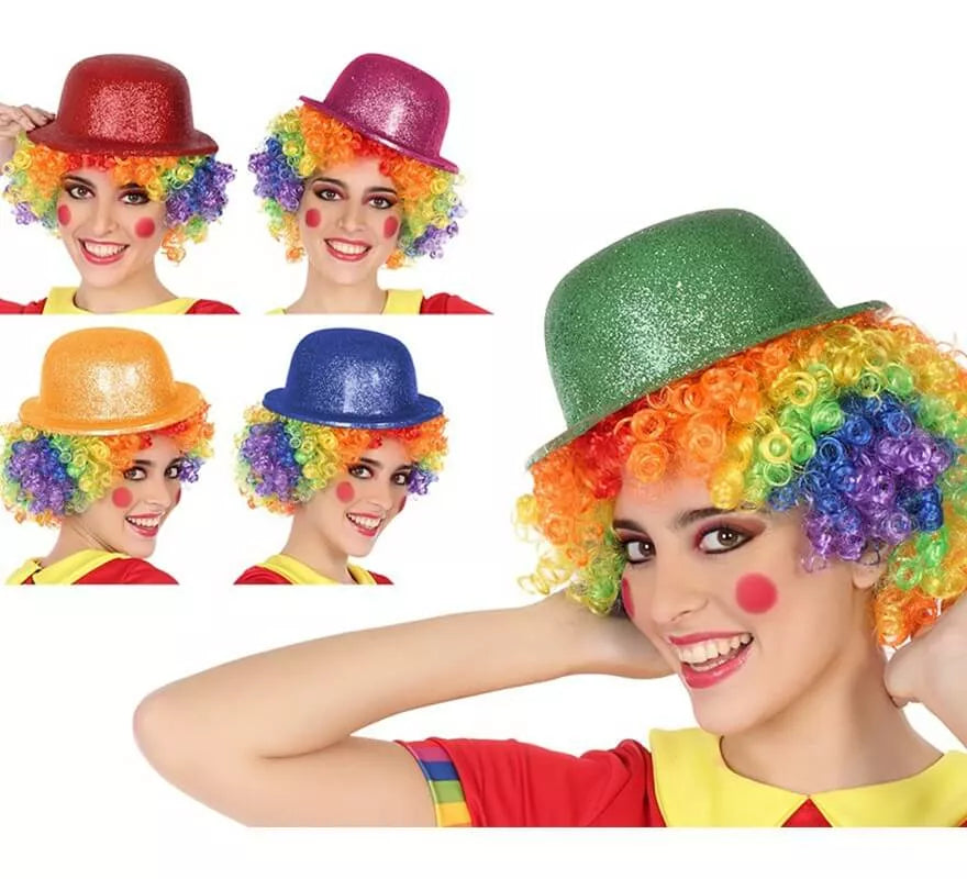 Translation missing: en.Bombín de Payaso con Purpurina en 5 colores
