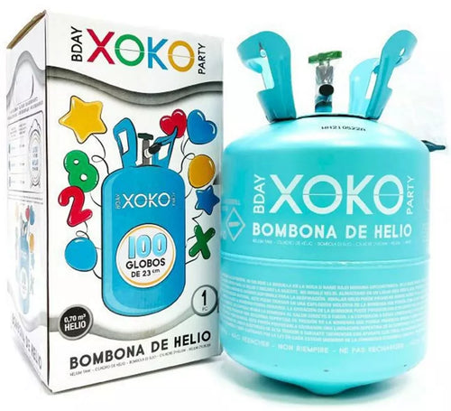 Bombona de Helio de 22 Litros o 0,7 m3 para llenar 90-100 globos