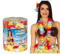 Bote de 25 Collares Hawaianos Multicolor