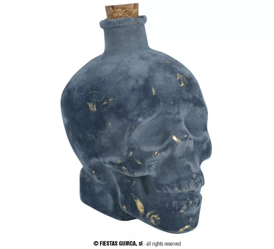 Botella Calavera de Cristal de 13 cm