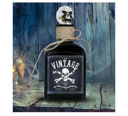 Botella de Veneno con Calavera cristal de 20 cm