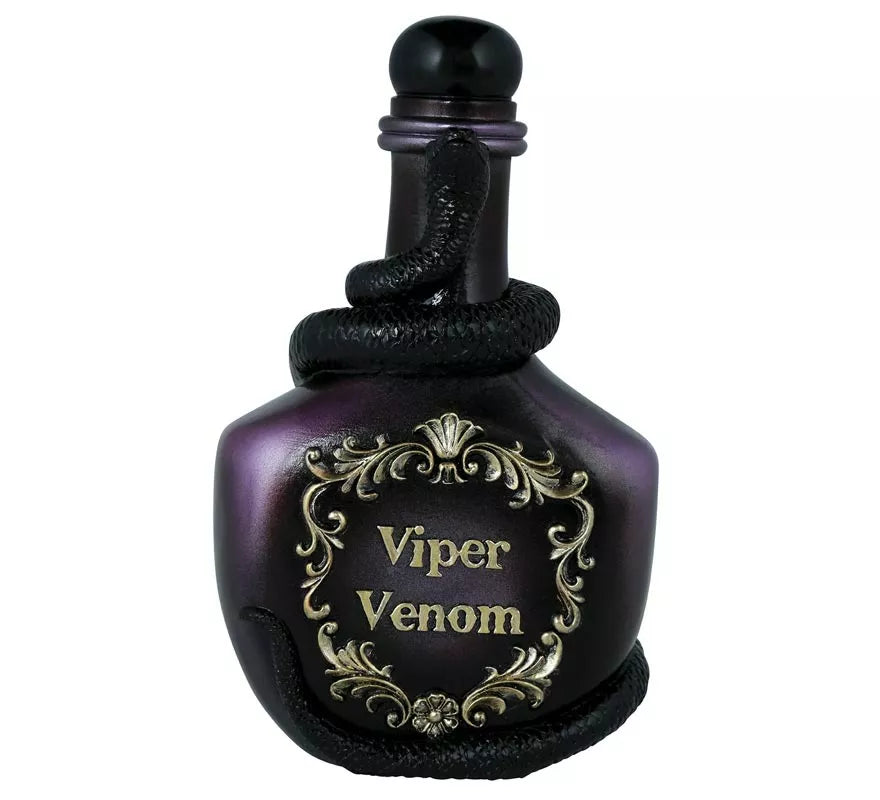 Botella Veneno de Resina de 20x12 cm
