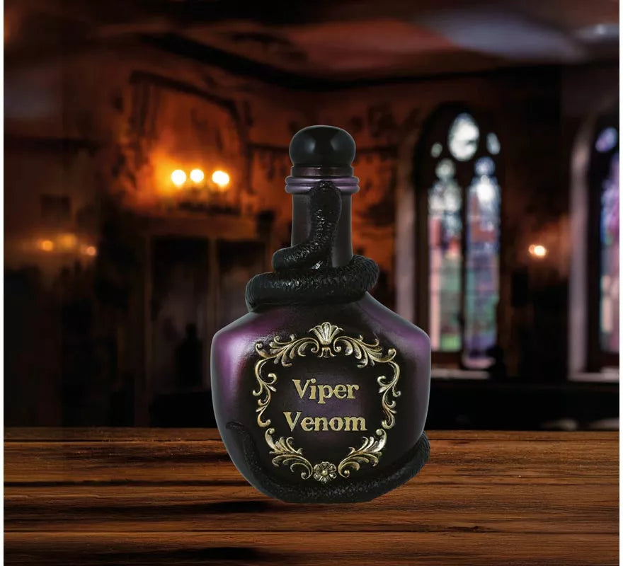Botella Veneno de Resina de 20x12 cm