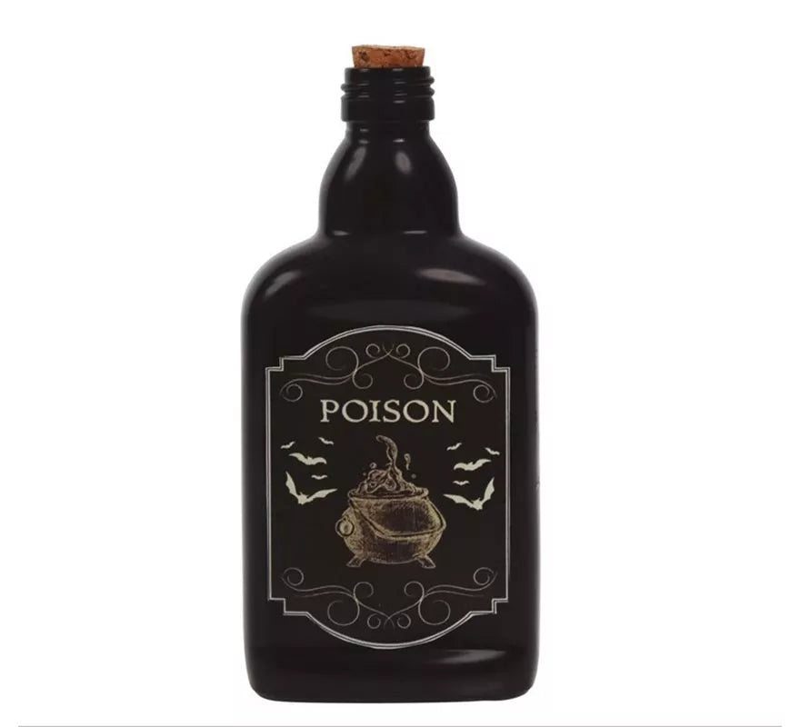 Botellas de Veneno en Vidrio Surtidas de 19 cm