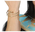Brazalete de Serpiente Metálico