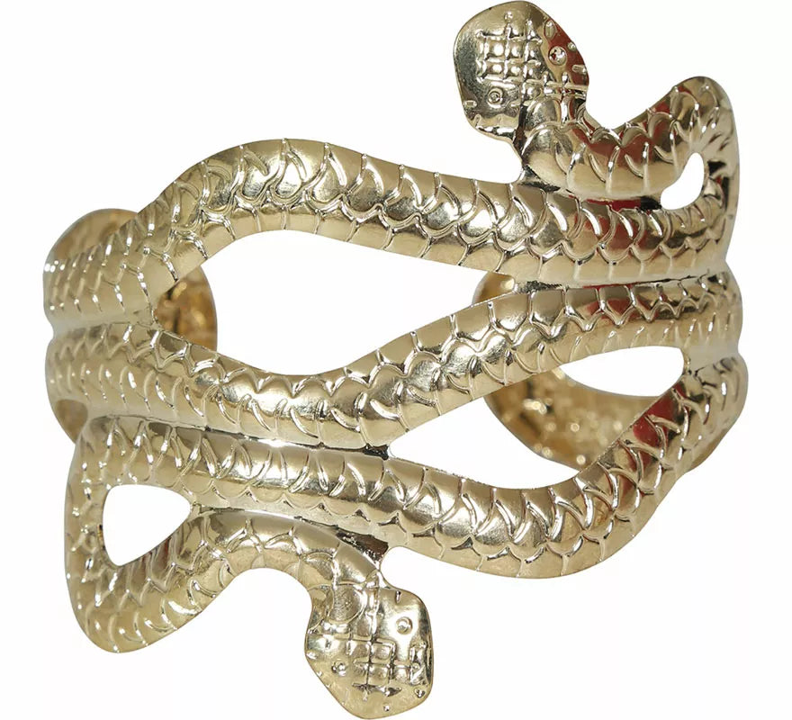 Brazalete de Serpiente metálico adulta