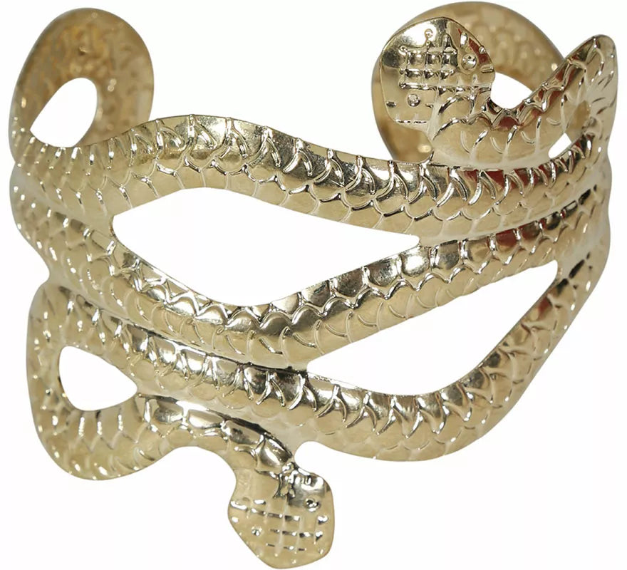 Brazalete de Serpiente metálico adulta
