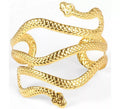 Brazalete Egipcio de Serpiente dorado