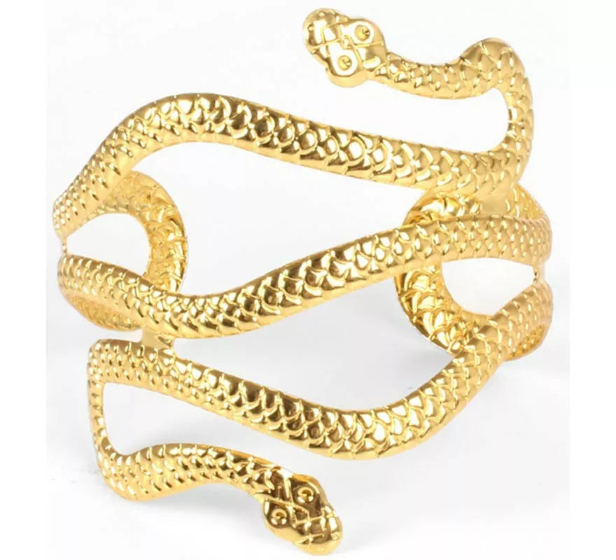 Translation missing: en.Brazalete Egipcio de Serpiente dorado