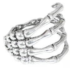 Silver Metal Skeleton Bracelet
