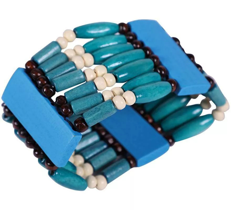 Translation missing: en.Brazalete Indio Azul de 8 Cm de diámetro