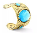 Brazalete Romano con Piedra azul